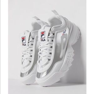 Fila  White Disruptor Ii Clear